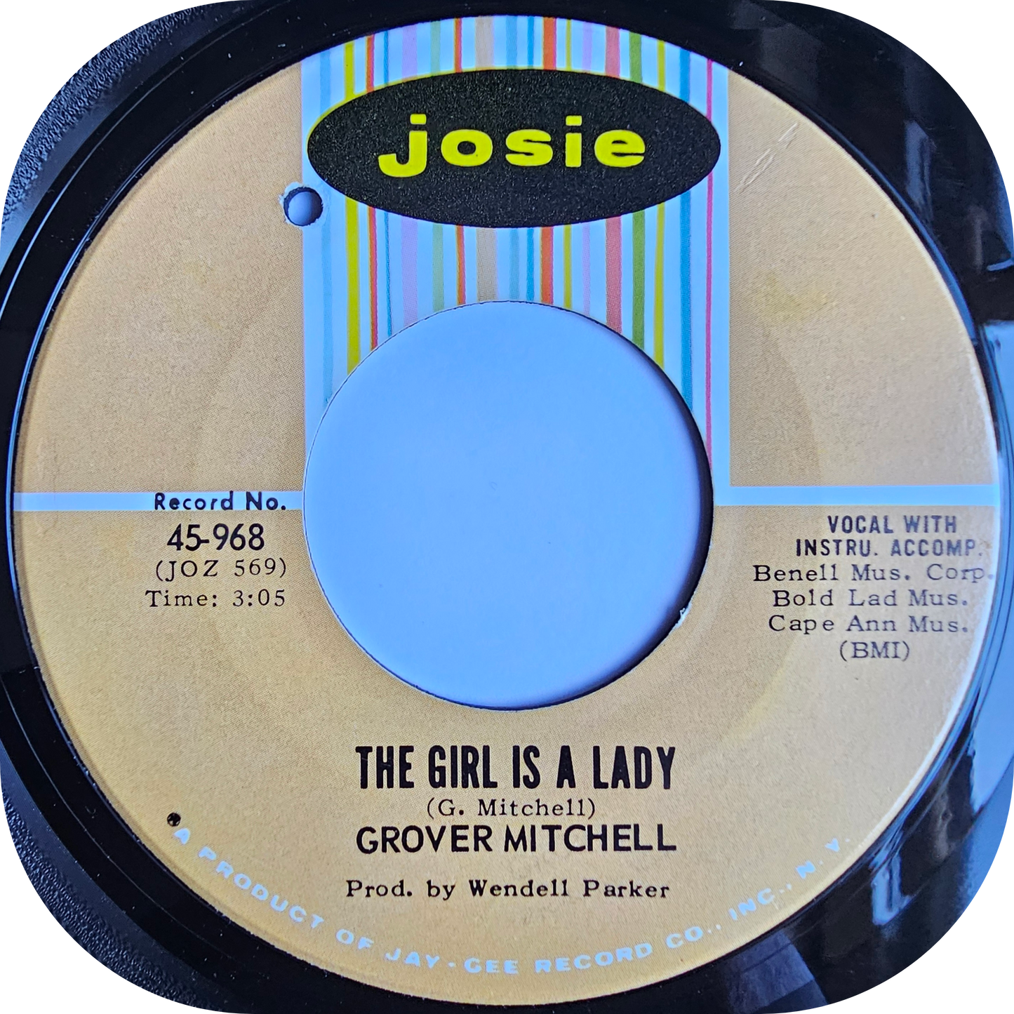 Grover Mitchell - I Don't Want To Hear It Baby - Josie