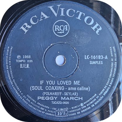 Peggy March - If You Loved Me - RCA Victor