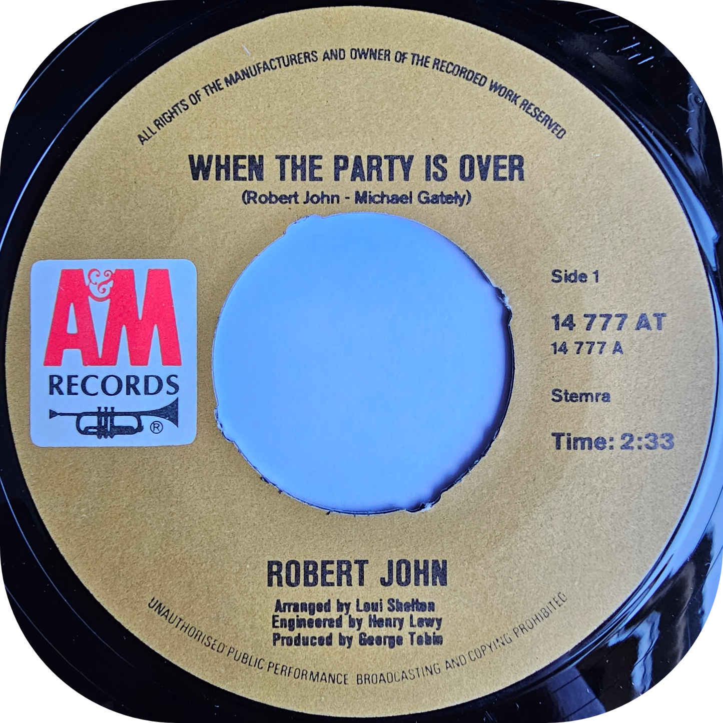 Robert Johns - Raindrops, Love And Sunshine - A&M