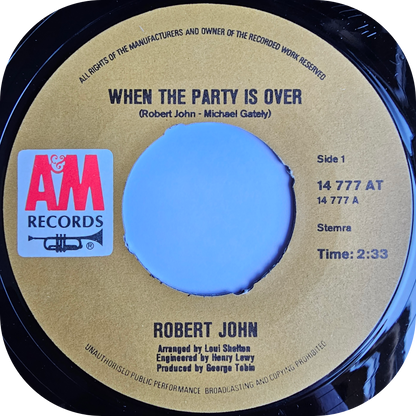 Robert Johns - Raindrops, Love And Sunshine - A&M