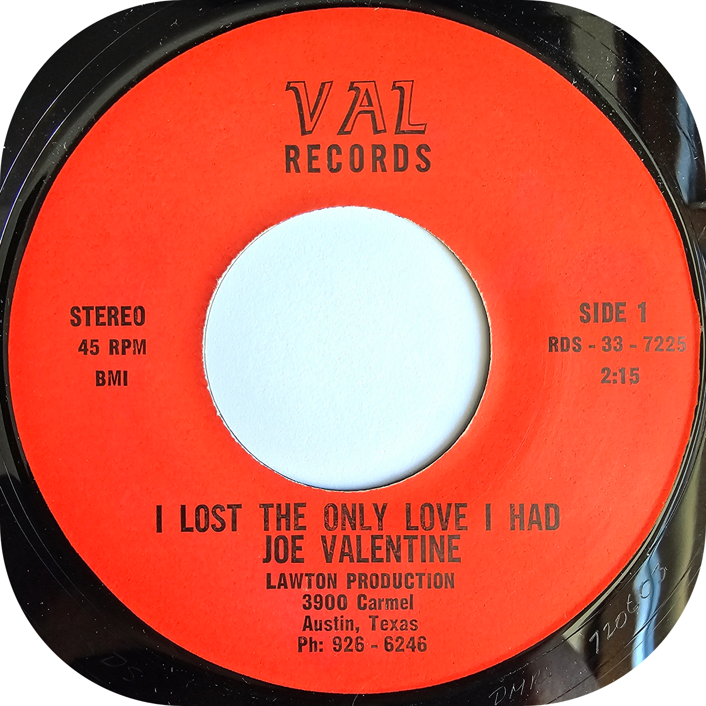 Joe Valentine - I Lost The Only Love I Had - Val