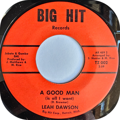 Leah Dawson - You Got To Change - Big Hit
