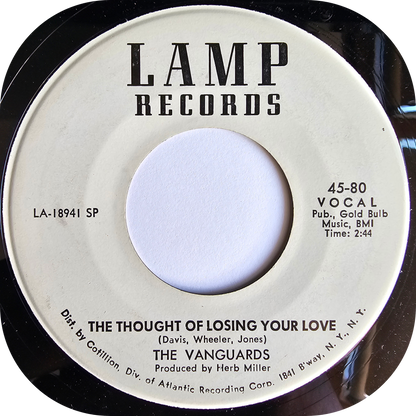 Vanguards, The - The Thought Of Losing Your Love - Lamp DEMO