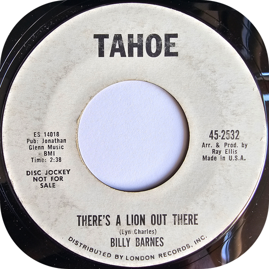 Billy Barnes - There's A Lion Out There - Tahoe DEMO
