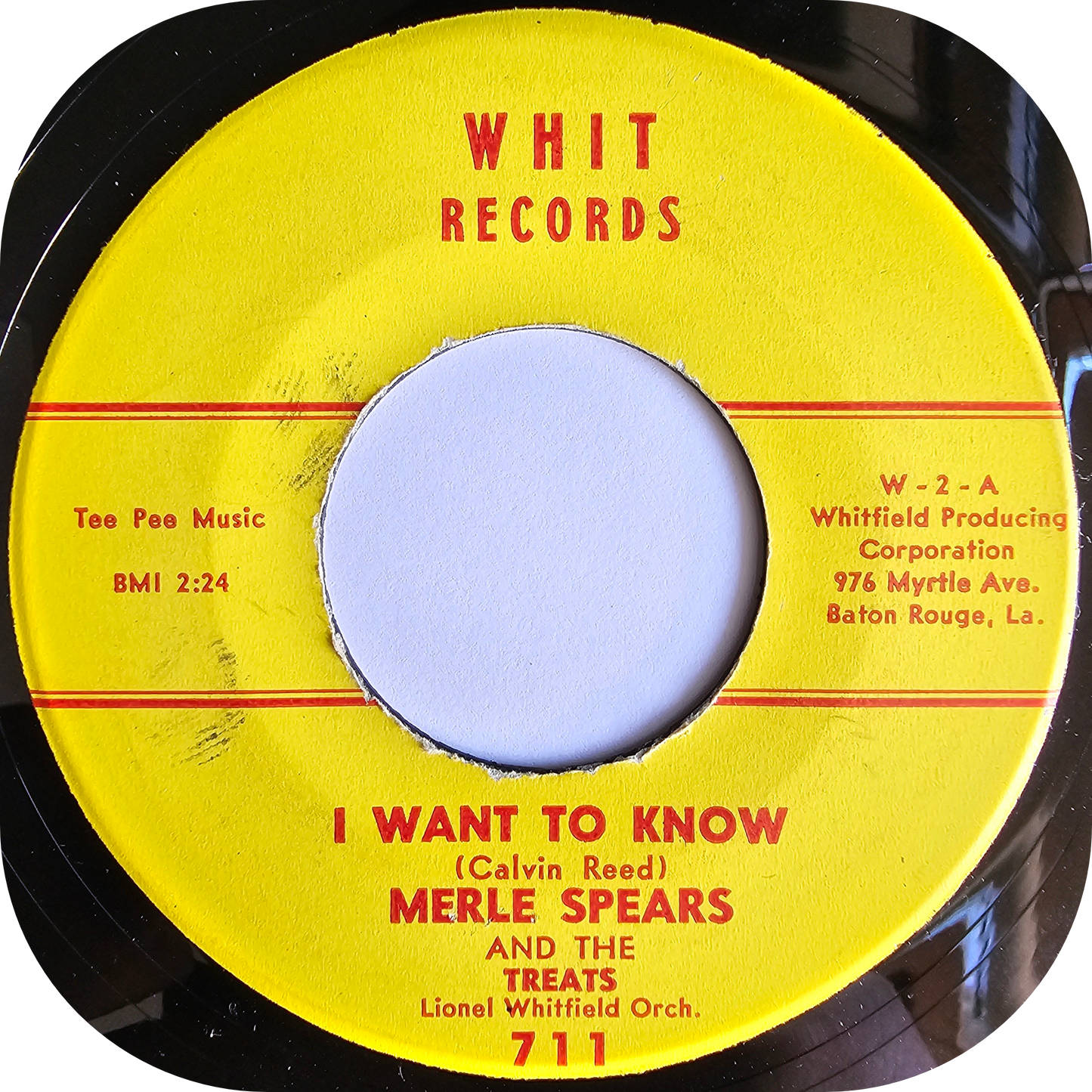Merle Spears - I Want To Know - Whit