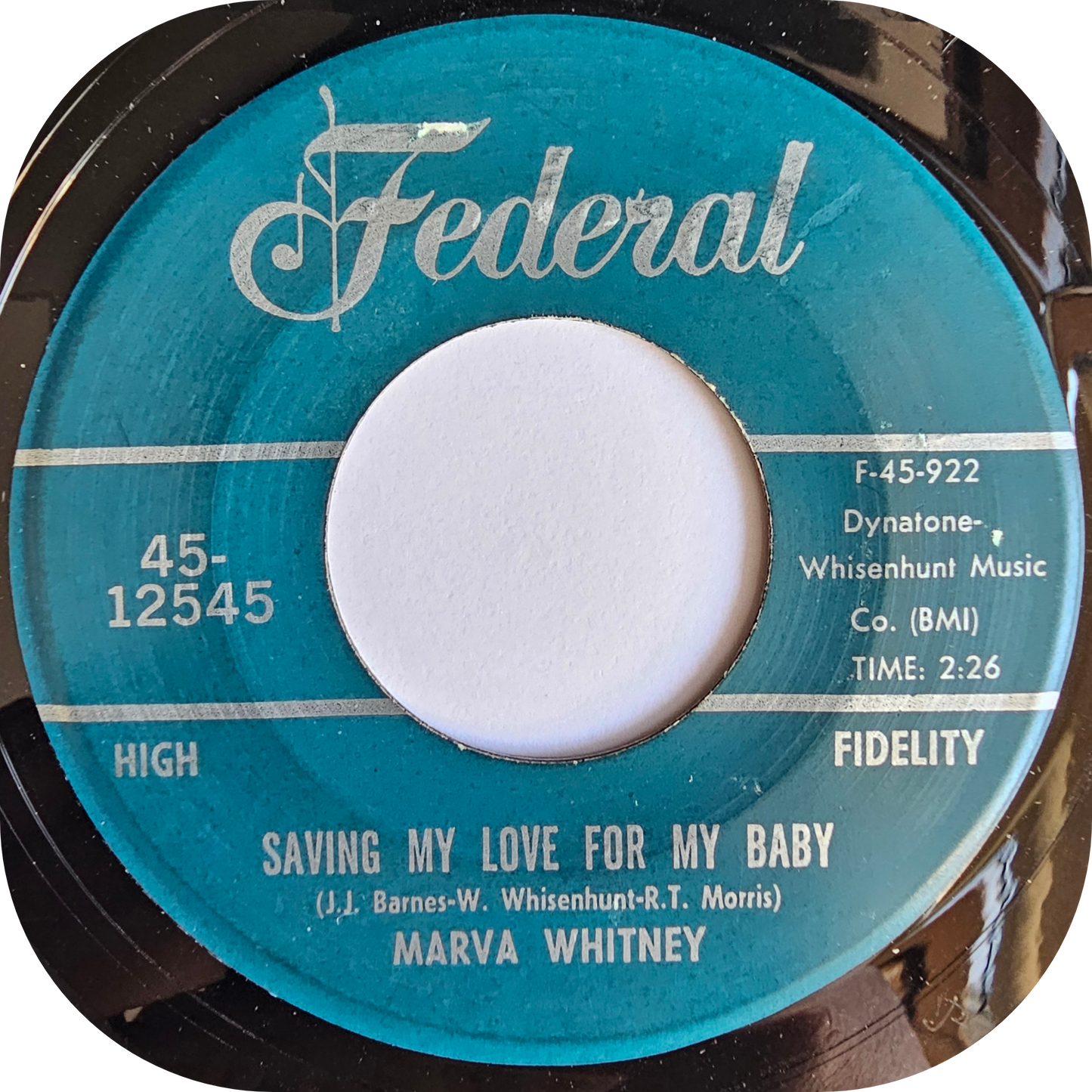 Marva Whitney - Saving My Love For My Baby - Federal