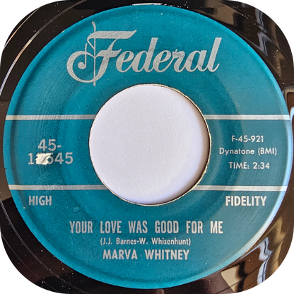 Marva Whitney - Saving My Love For My Baby - Federal