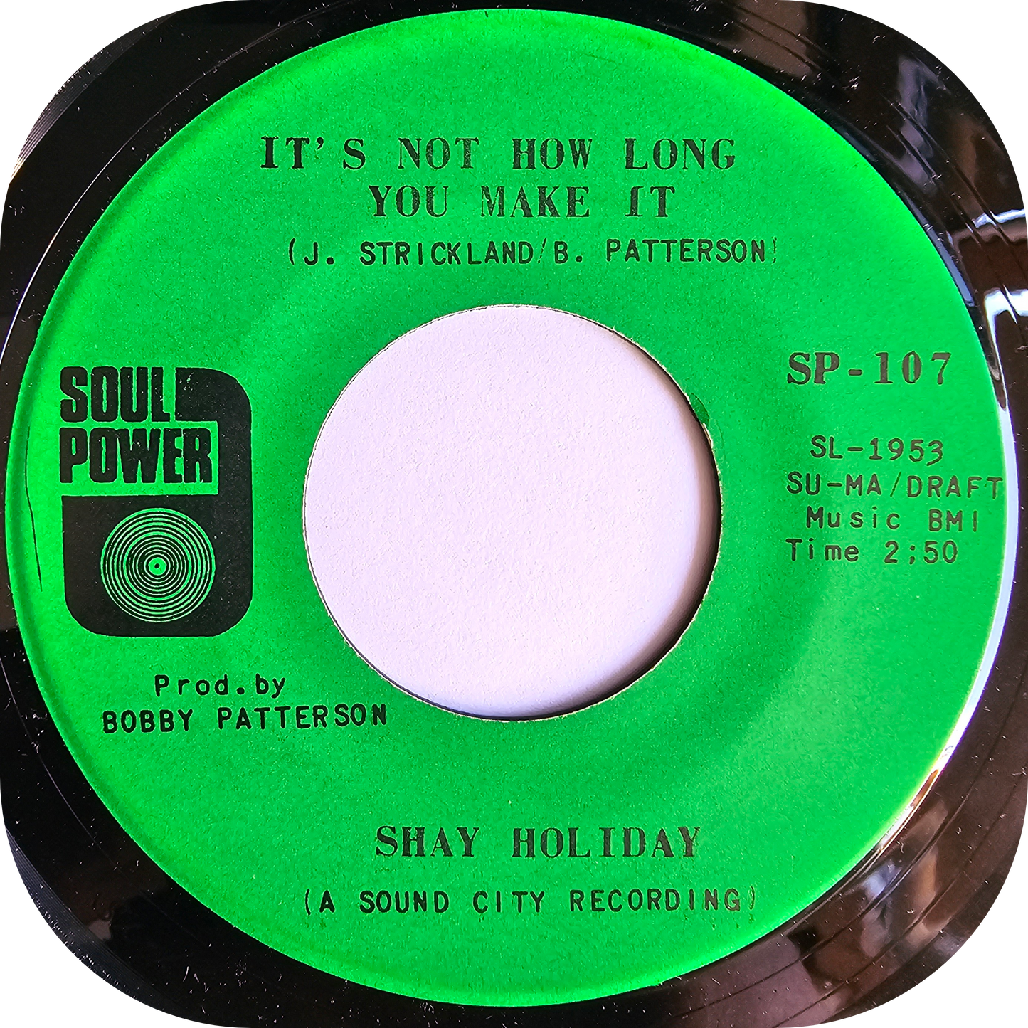 Shay Holiday - It's Not How Long You Make It - Soul Power
