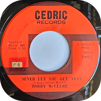 Bobby McClure - Never Let You Get Away - Cedric