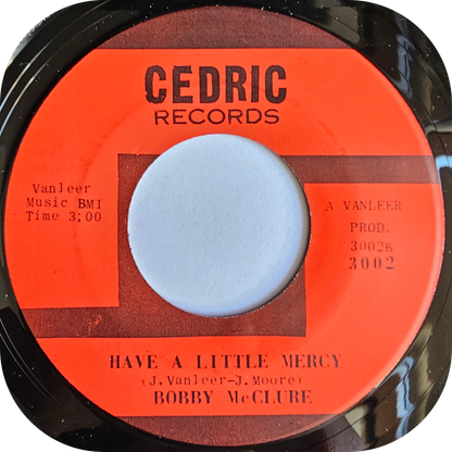 Bobby McClure - Never Let You Get Away - Cedric