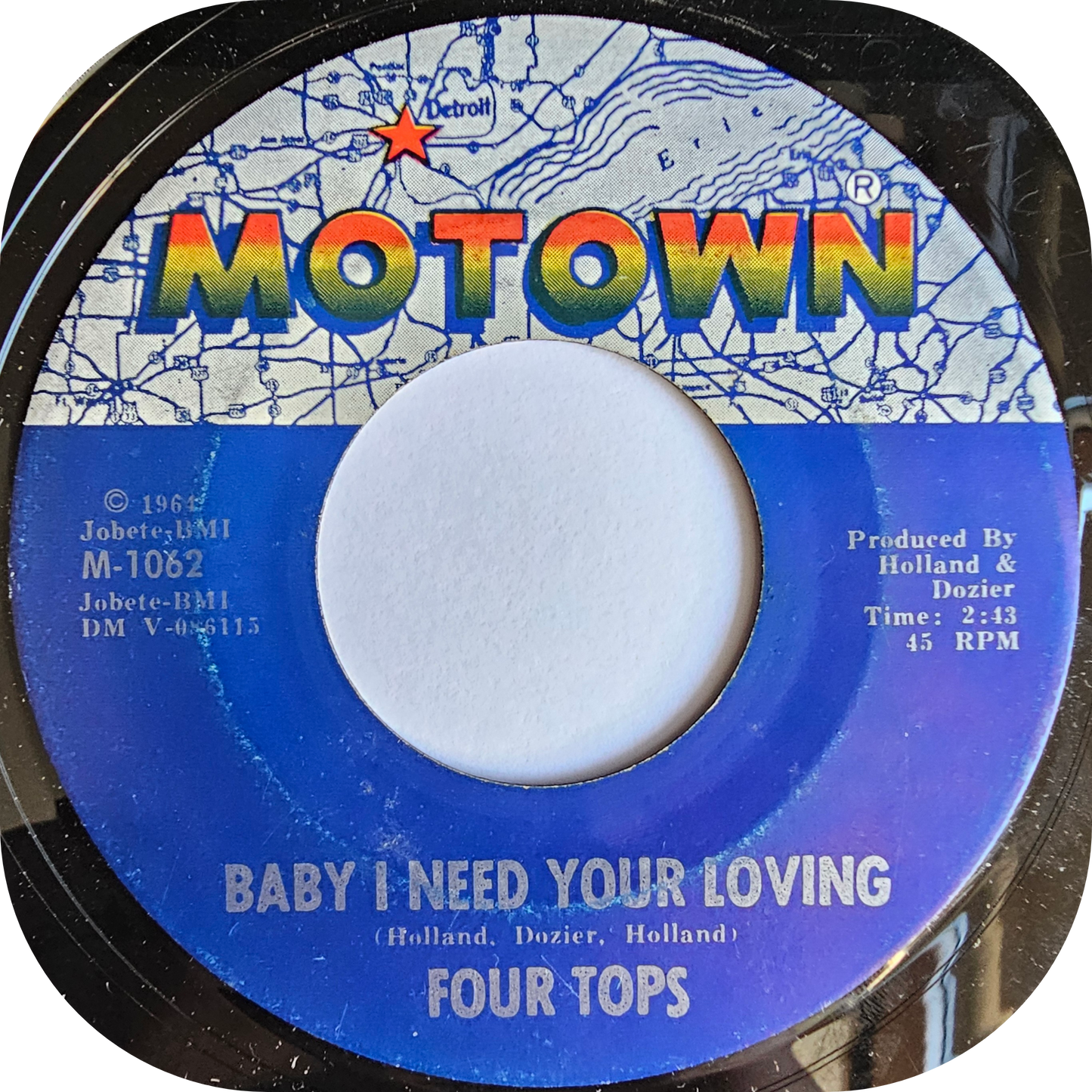 Four Tops - Baby I Need Your Loving - Motown