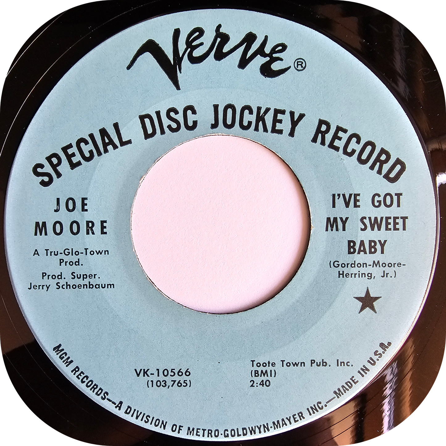 Joe Moore - I Ain't - Verve DEMO
