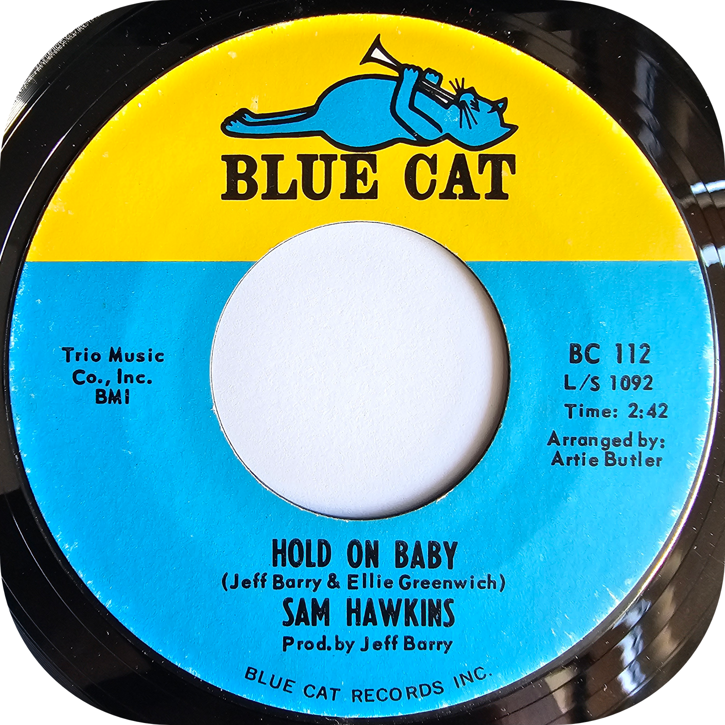 Sam Hawkins - Hold On Baby - Blue Cat