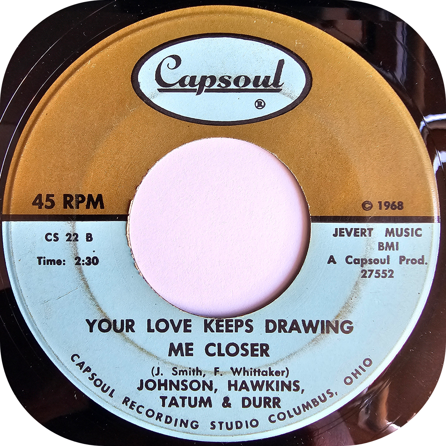 Johnson, Hawkins, Tatum & Durr - Your Love Keeps Drawing Me Closer - Capsoul