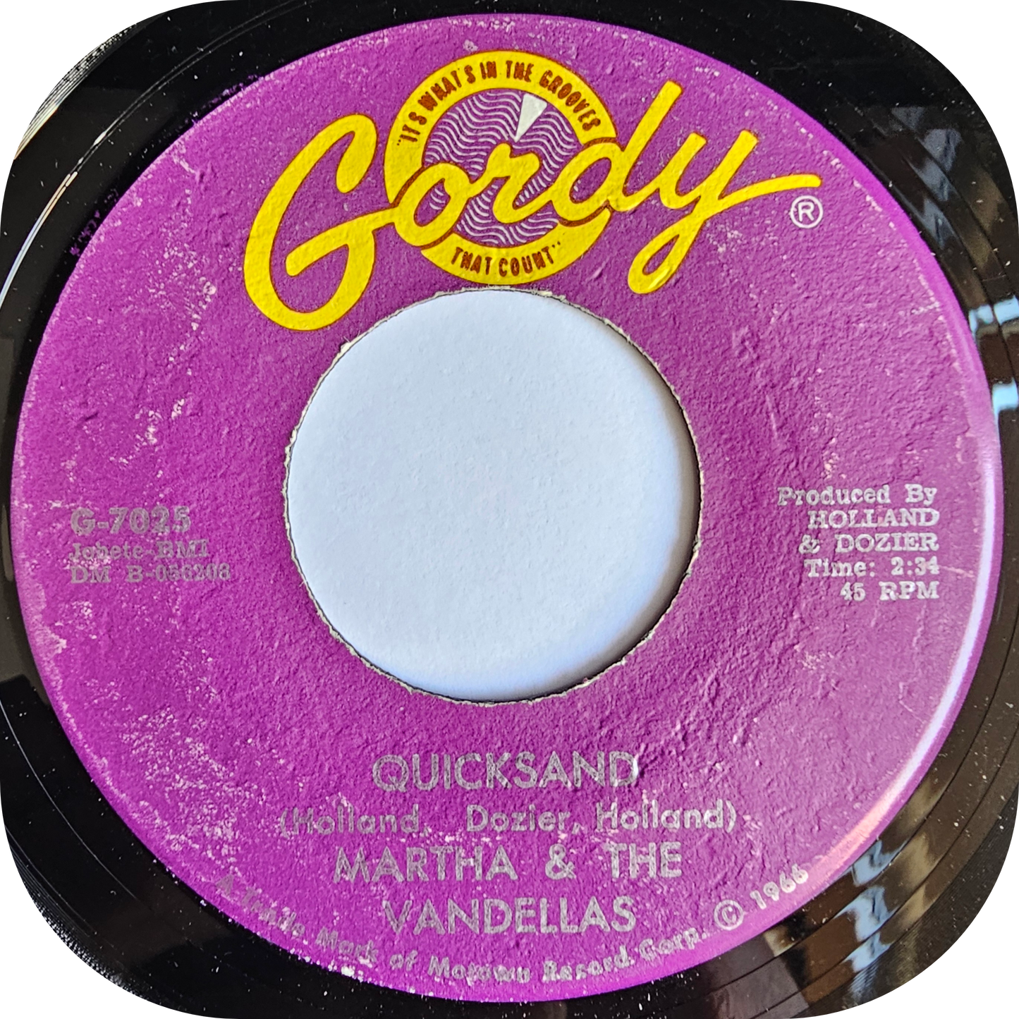 Martha & The Vandellas - Quicksand - Gordy