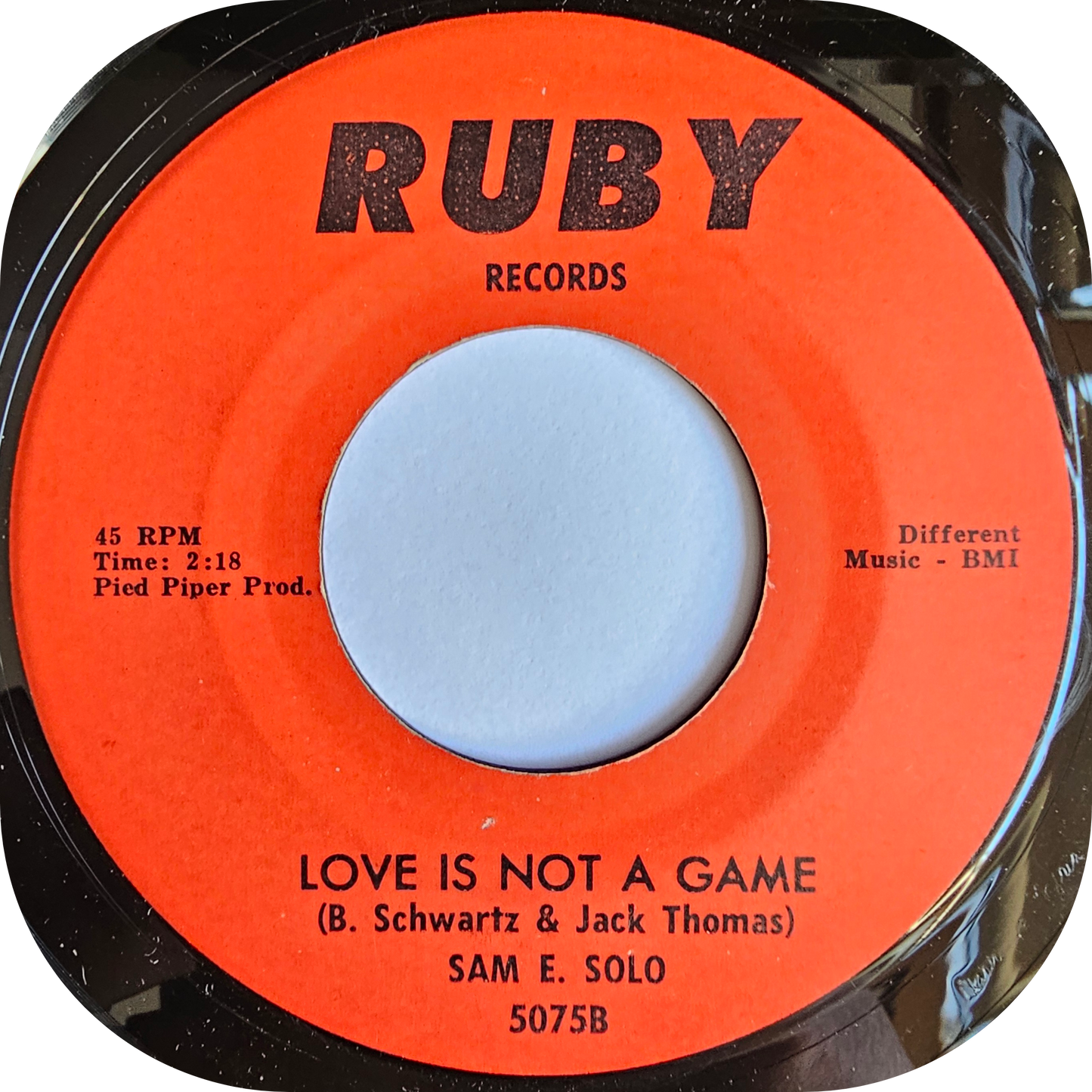 Sam E Solo - Love Is Not A Game - Ruby