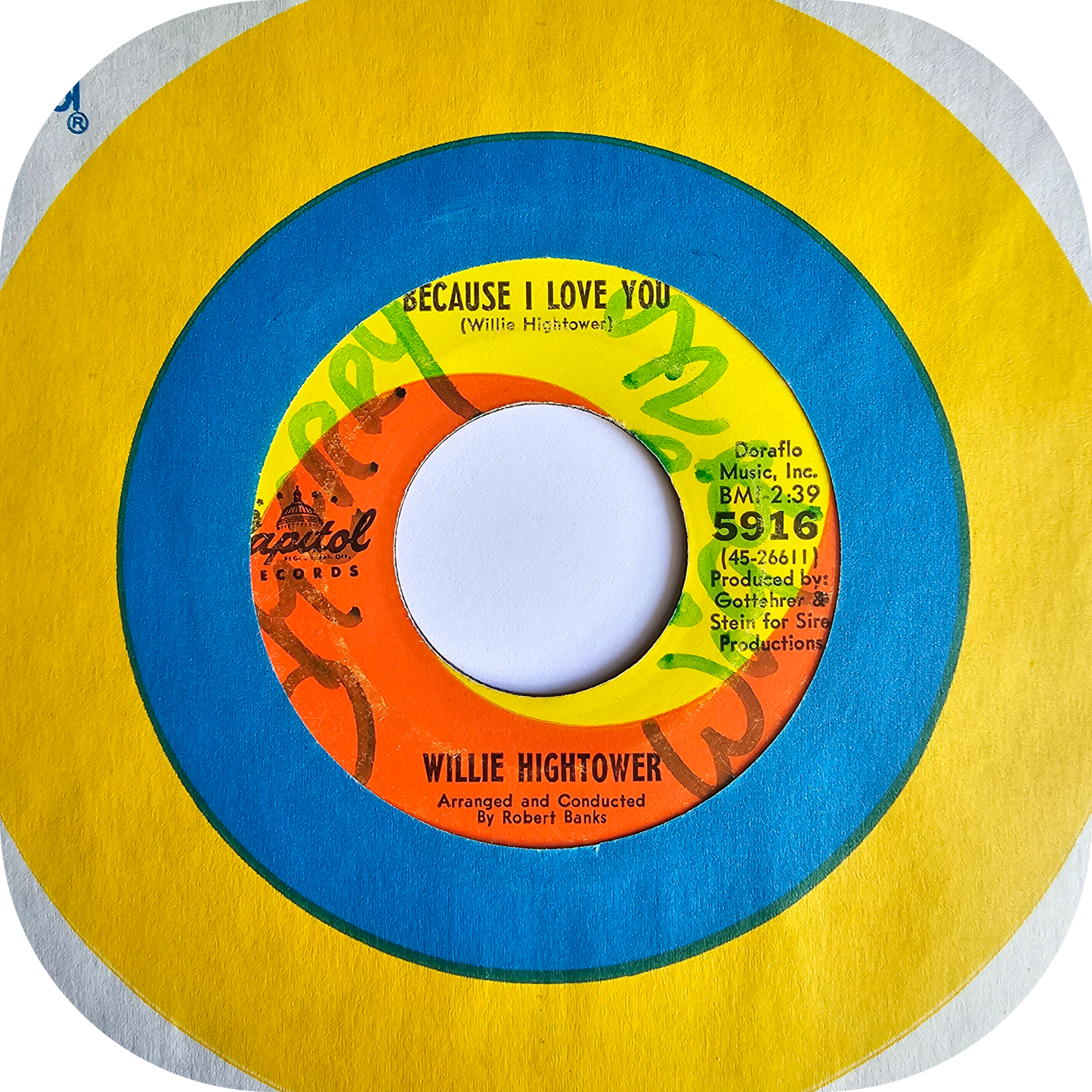 Willie Hightower - Because I Love You - Capitol