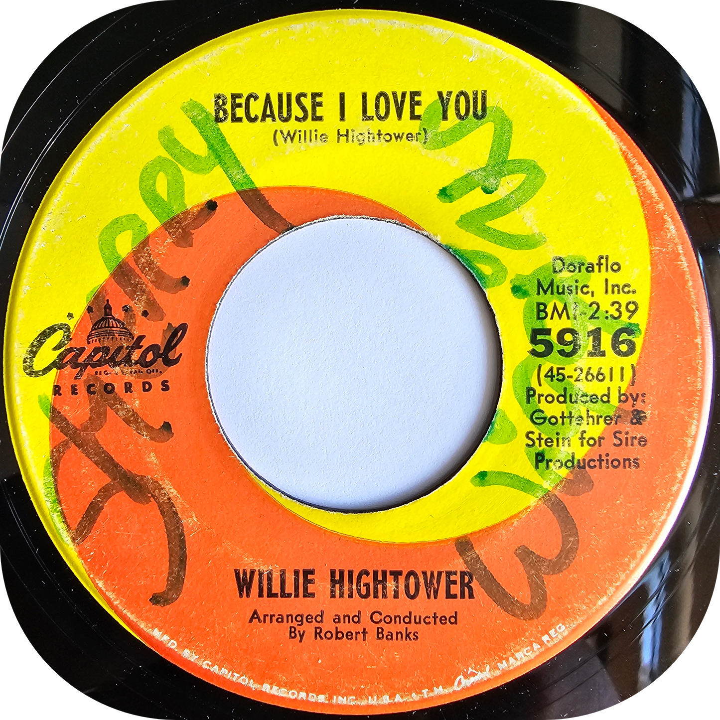 Willie Hightower - Because I Love You - Capitol