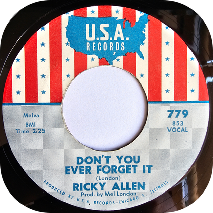 Ricky Allen - Don't You Ever Forget It - USA