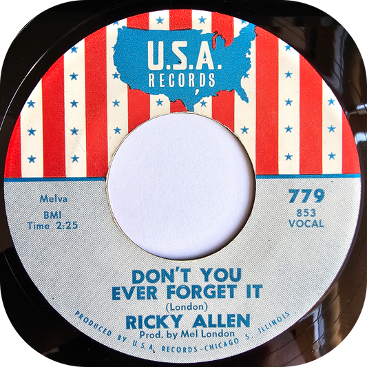 Ricky Allen - Don't You Ever Forget It - USA