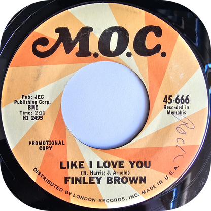 Finley Brown - I Can't Get No Ride - M.O.C DEMO