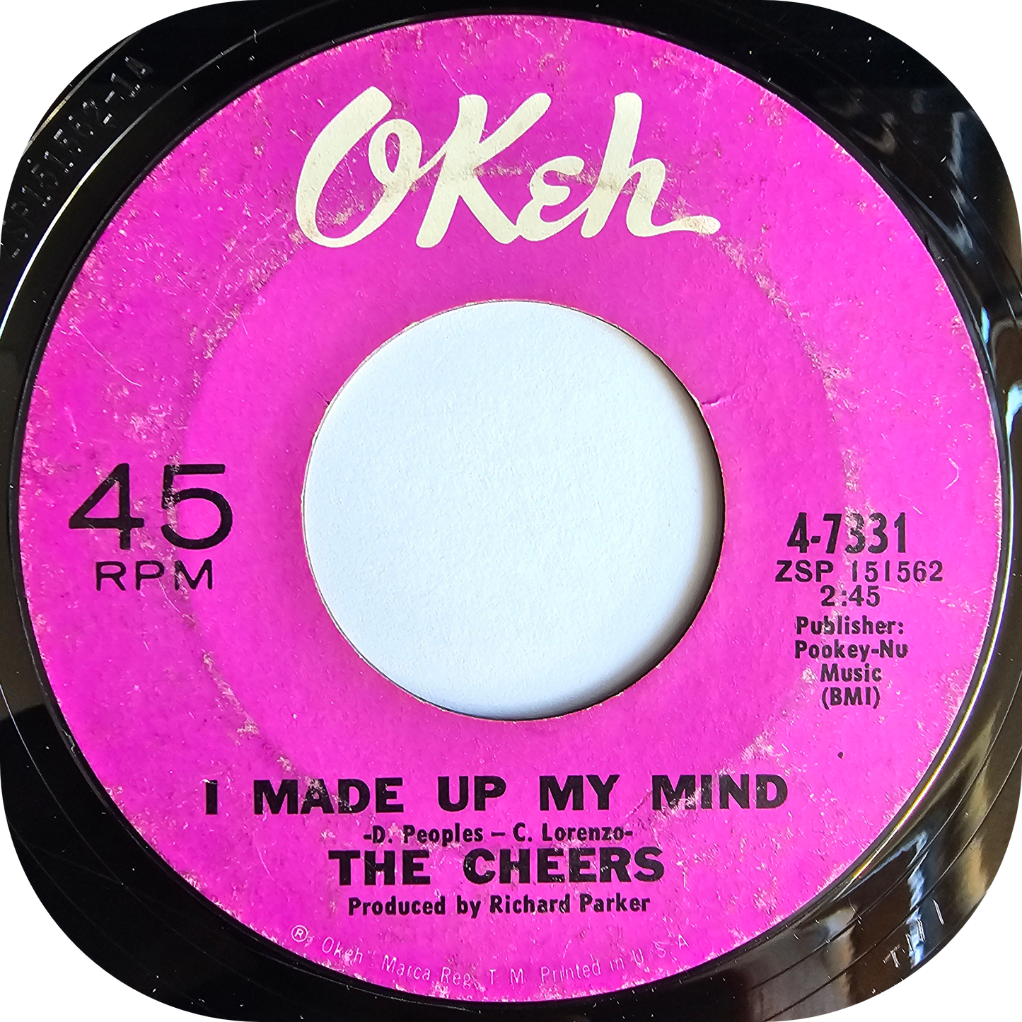 Cheers, The - I Made Up My Mind - Okeh