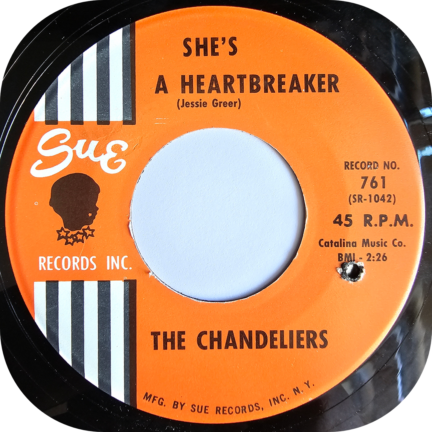 Chandeliers, The - She's A Heartbreaker - Sue