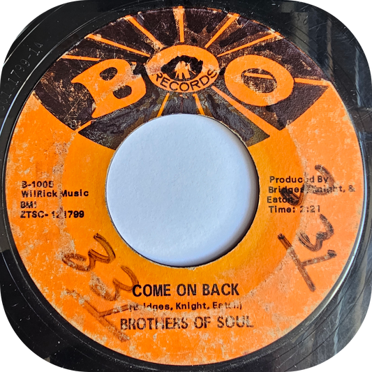 Brothers Of Soul - Come On Back - Boo
