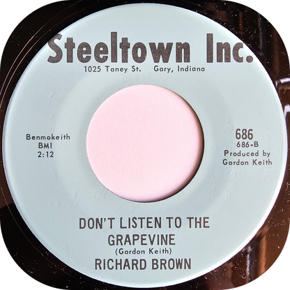Richard Brown - Sweet And Kind - Steeltown Inc