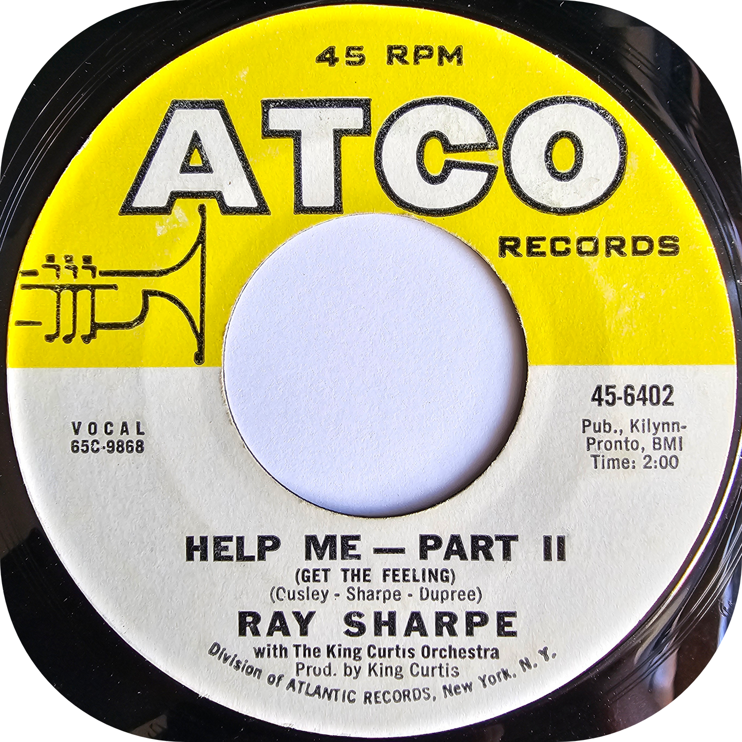 Ray Sharpe - Help Me - Atco