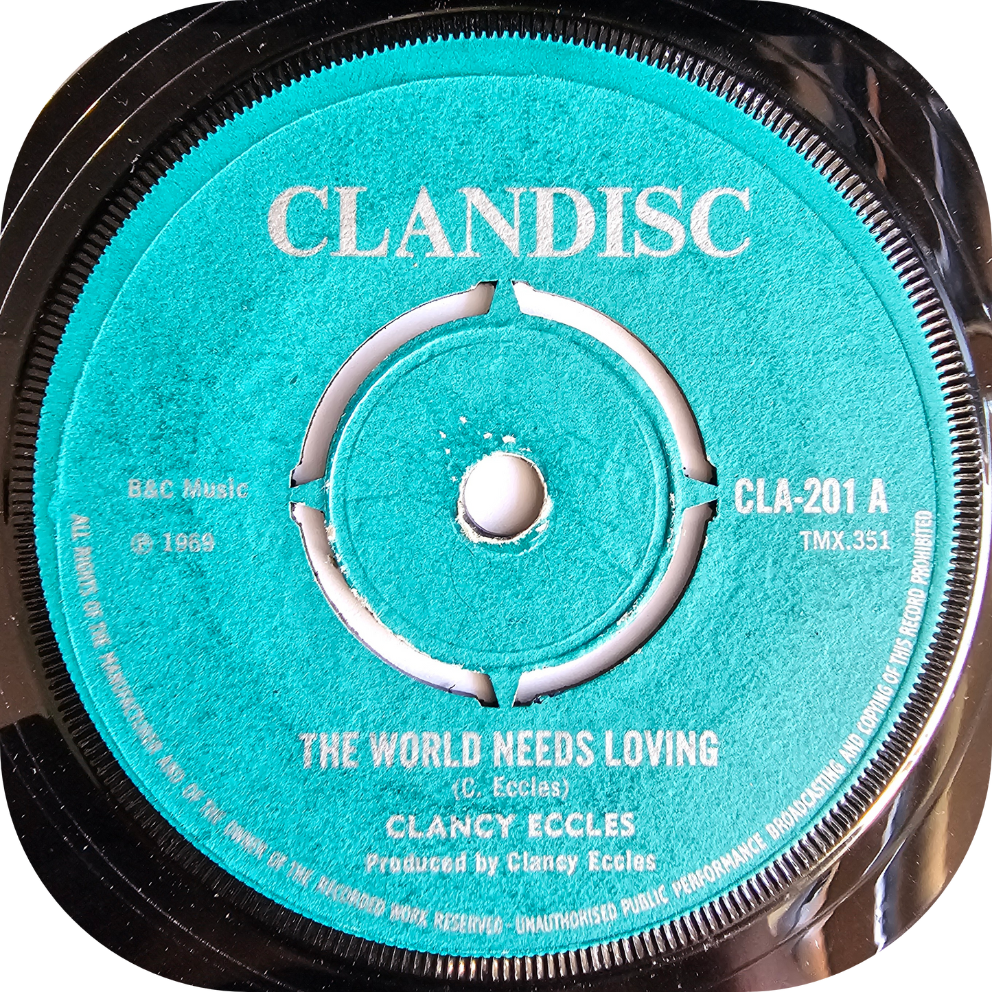 Clancy Eccles - The World Needs Love - Clandisc