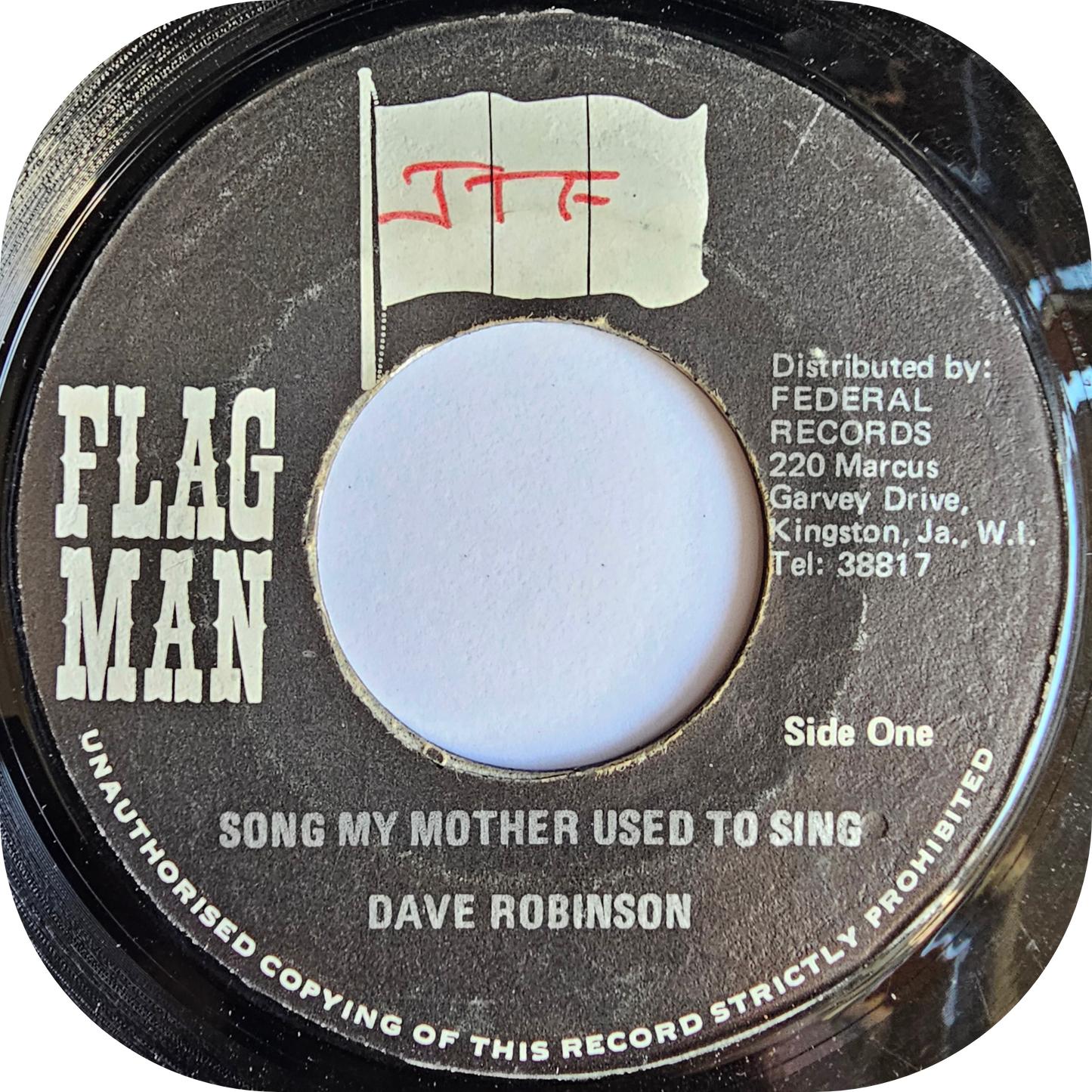 Dave Robinson - Song My Mother Used To Sing - Flag Man