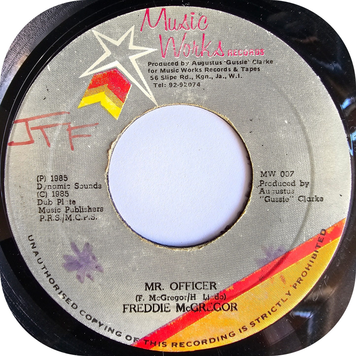 Freddie McGregor - Mr Officer - Music Works