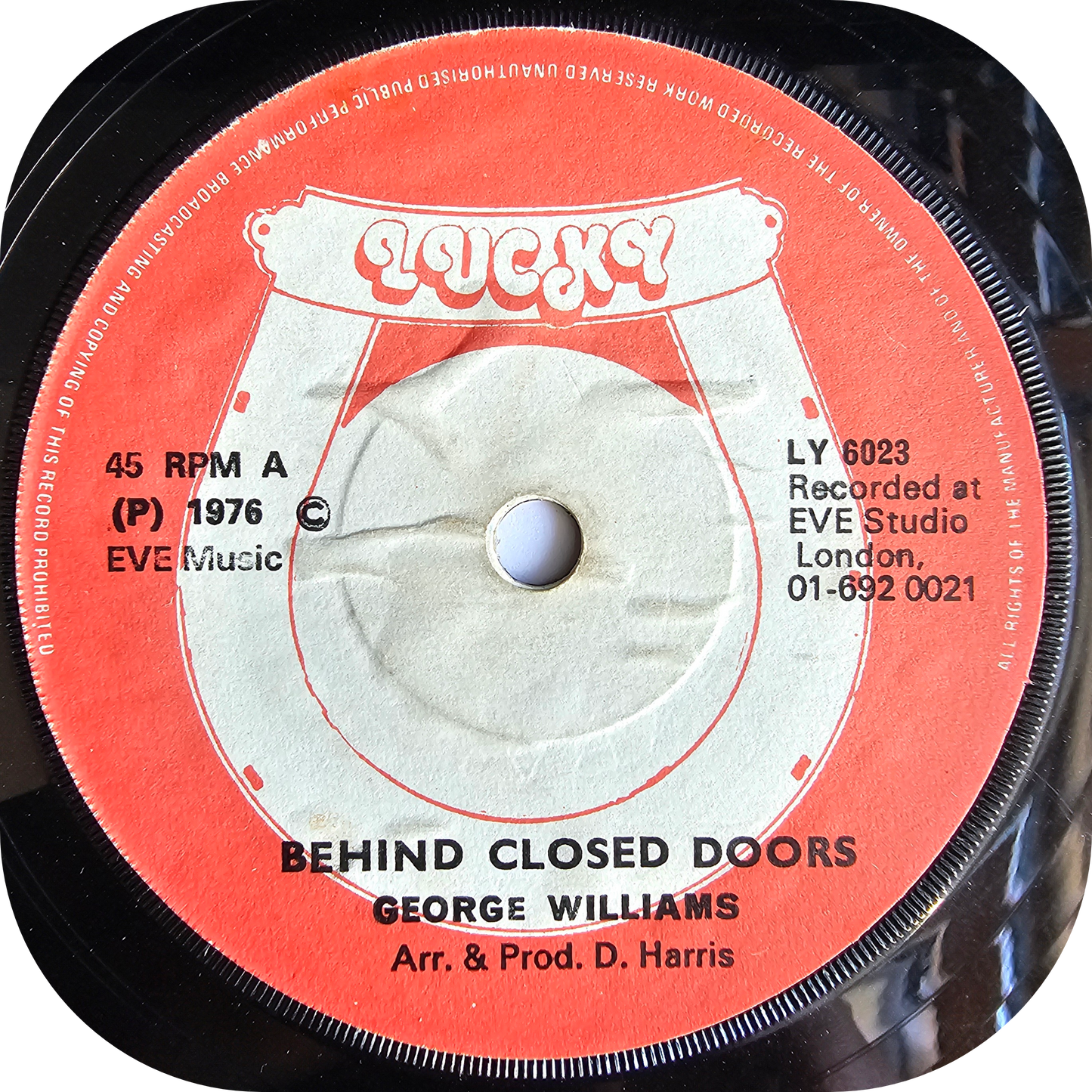 George Williams - Behind Closed Doors - Lucky