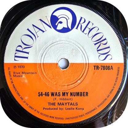 Toots And The Maytals - 54-46 Was My Number - Trojan