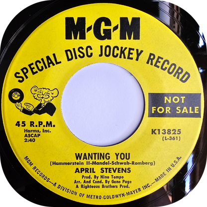 April Stevens - Wanting You - MGM DEMO