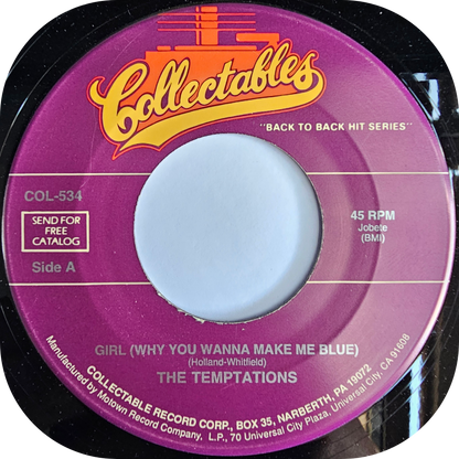 Temptations, The - Girl - Collectables