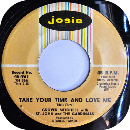 Grover Mitchell - Take Your Time And Love Me - Josie