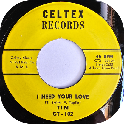 Tim - I Need Your Love - Celtex