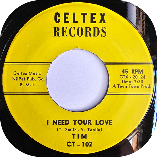 Tim - I Need Your Love - Celtex