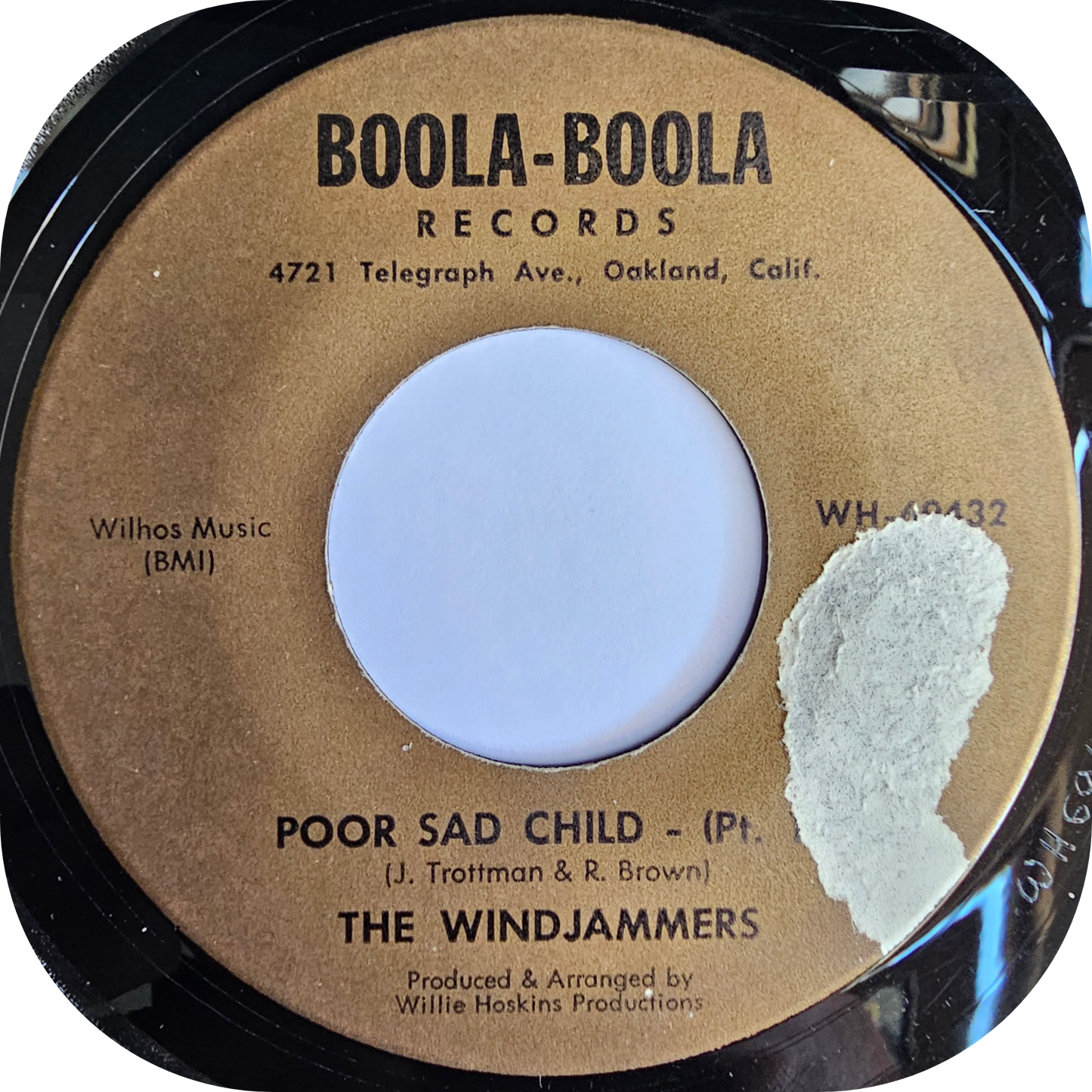 Windjammers, The - Poor Sad Child - Hoola Boola