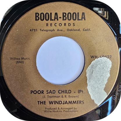 Windjammers, The - Poor Sad Child - Hoola Boola