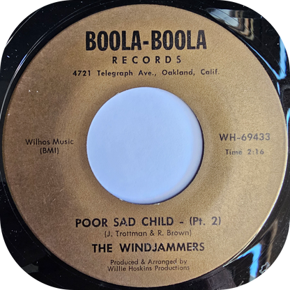 Windjammers, The - Poor Sad Child - Hoola Boola