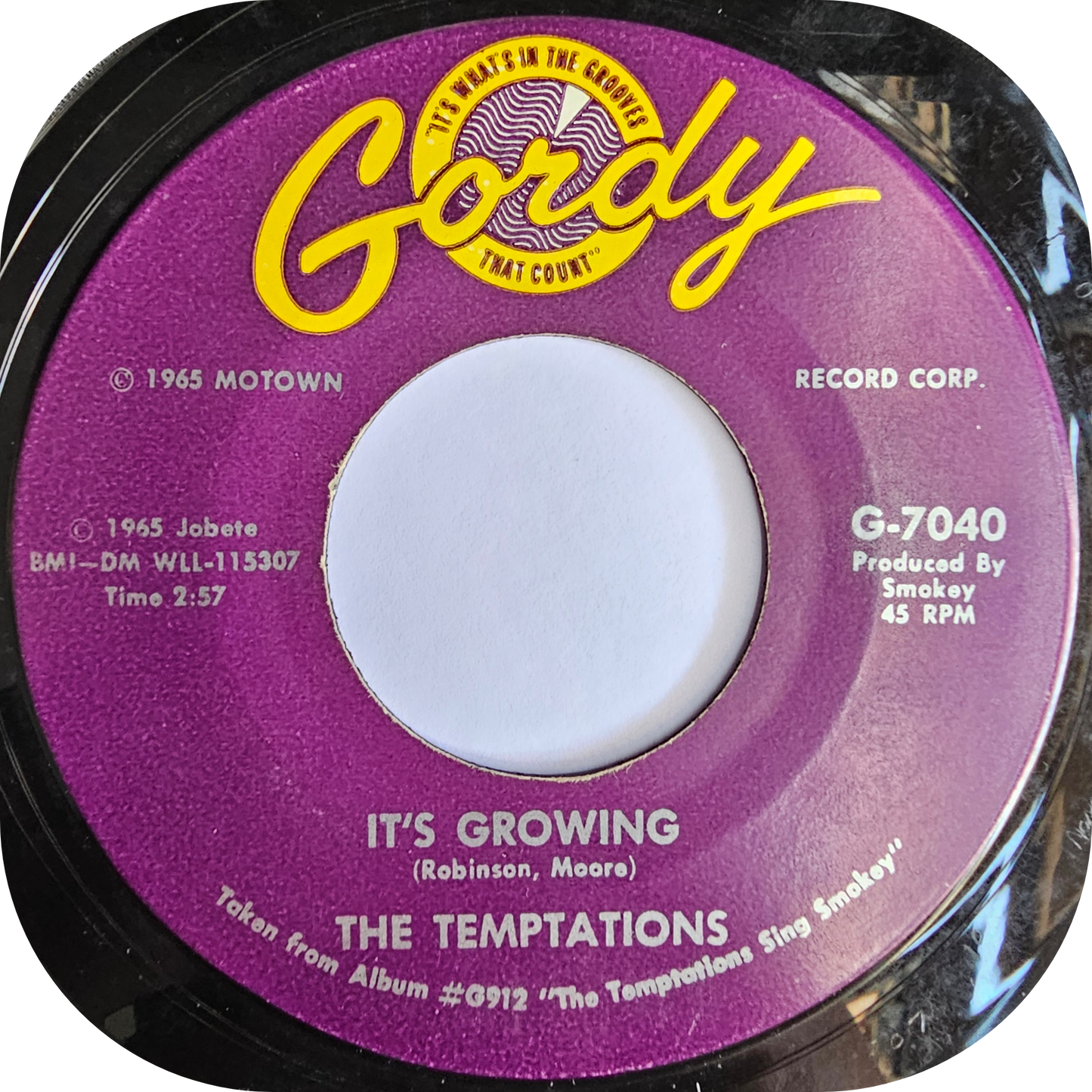 Temptations, The - It's Growing - Gordy