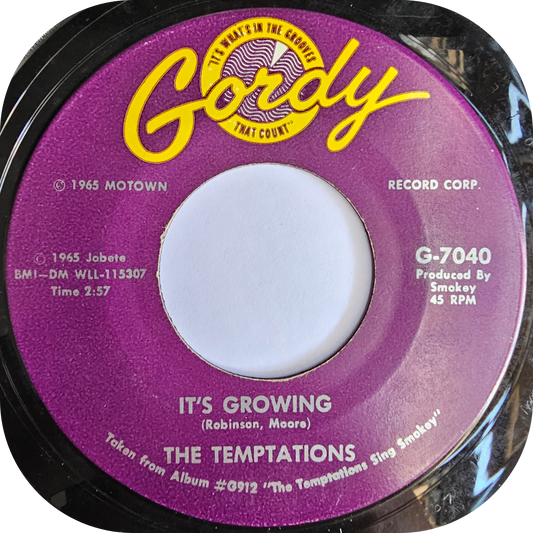 Temptations, The - It's Growing - Gordy