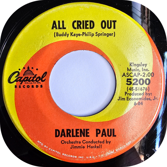 Darlene Paul - All Cried Out - Capitol