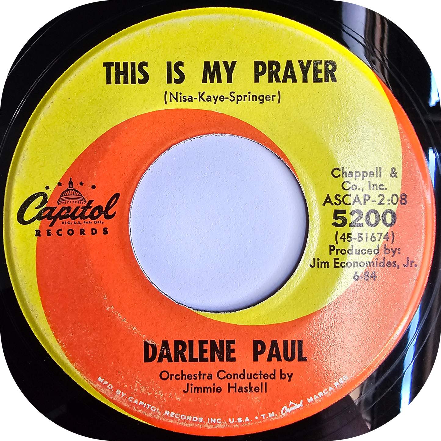 Darlene Paul - All Cried Out - Capitol