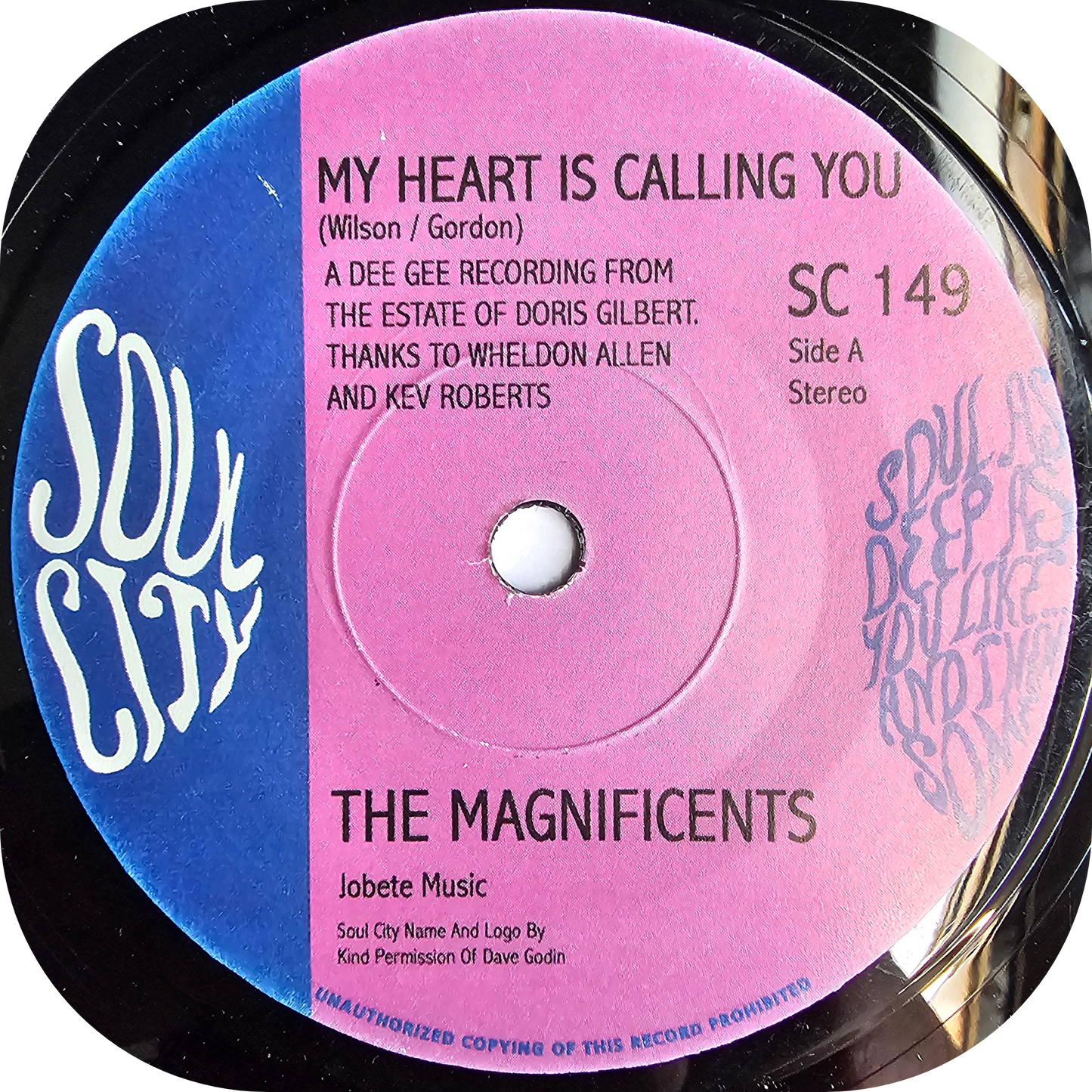 Magnificents, The - My Heart Is Calling You - Soul City