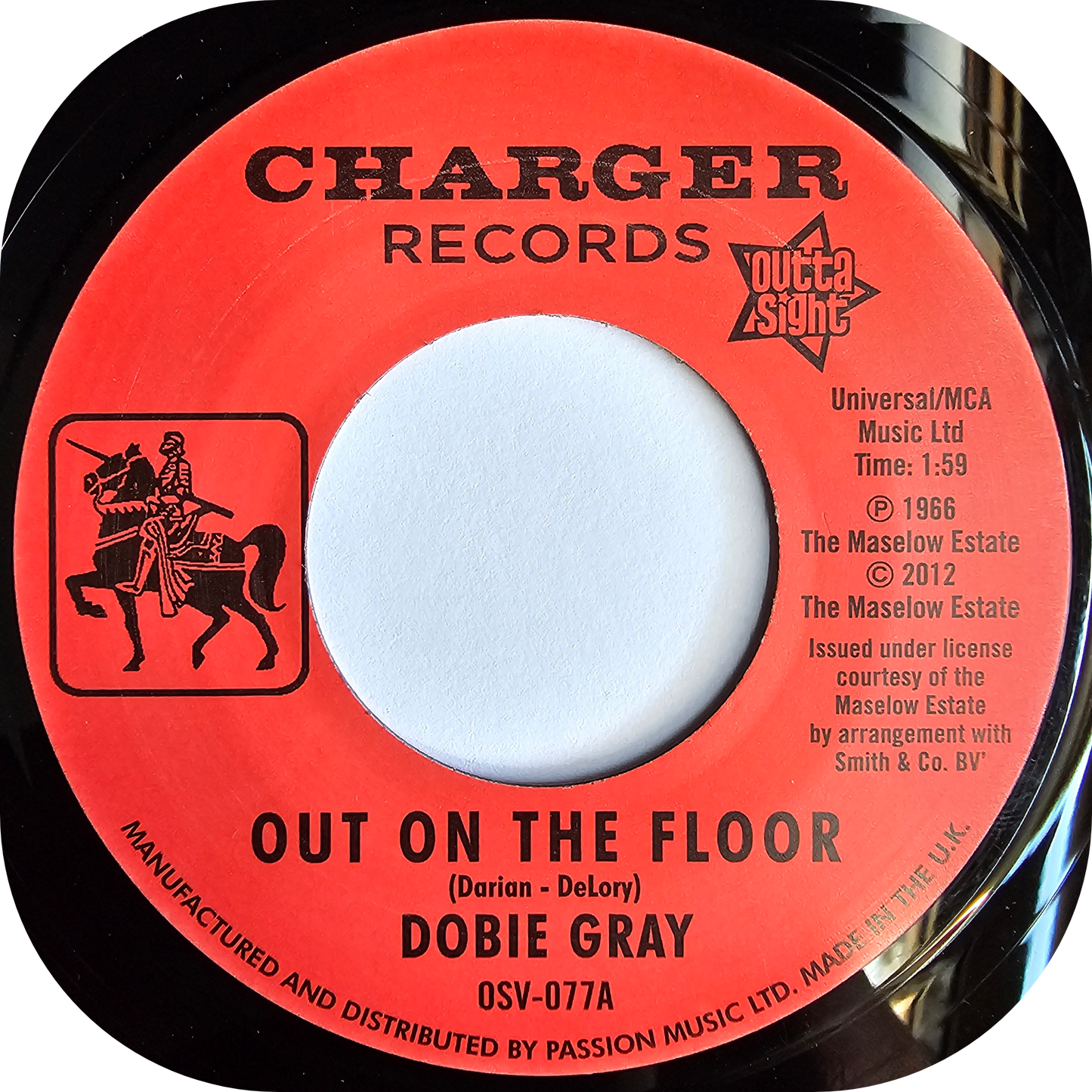 Dobie Gray - Out On The Floor - Charger