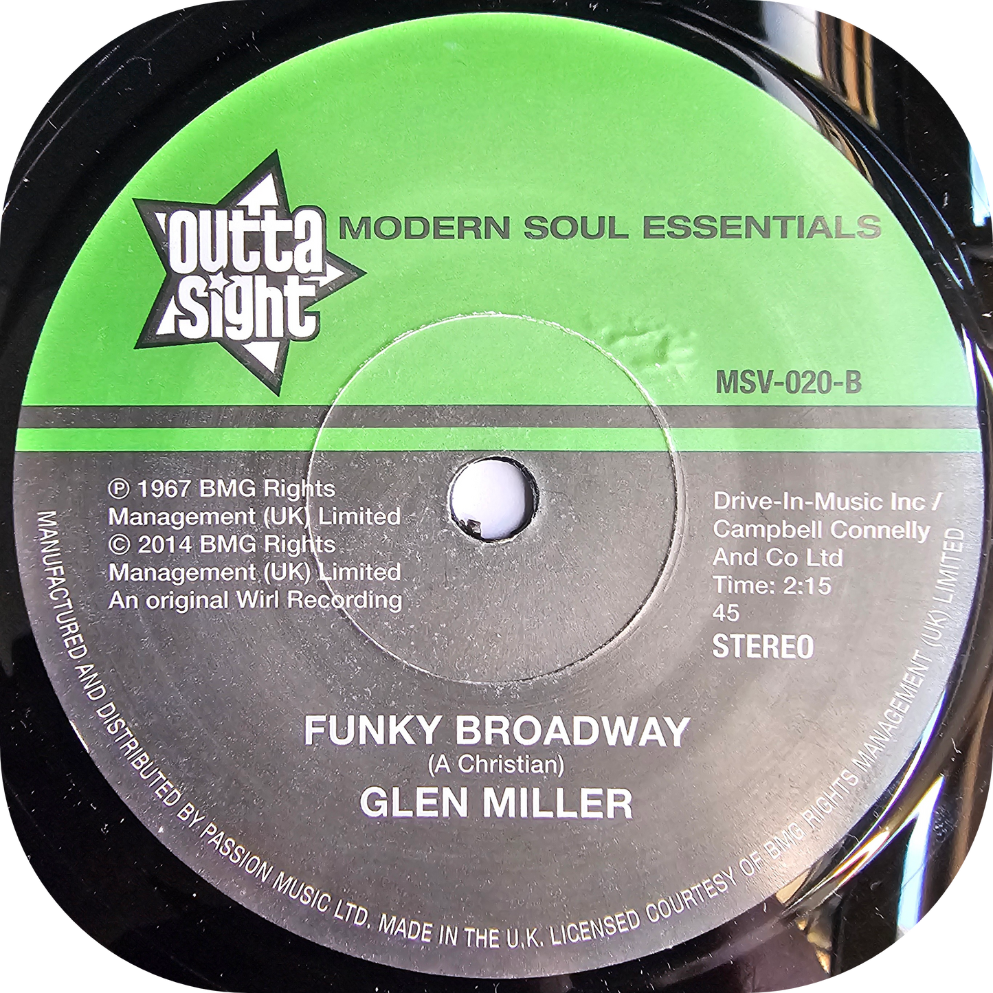 Glen Miller - Where Is The Love - Outta Sight